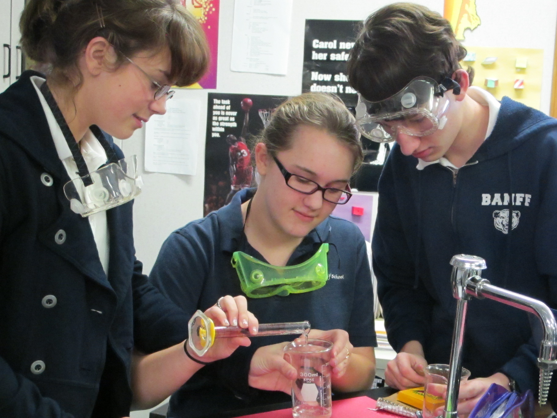 Students working on STEAM project